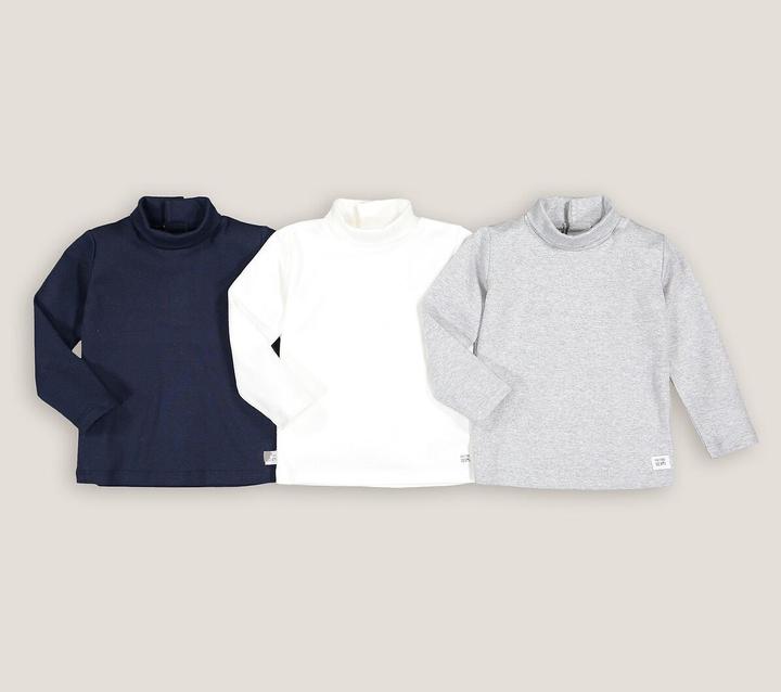La Redoute Collections 3er-Pack Shirts mit Rollkragen
