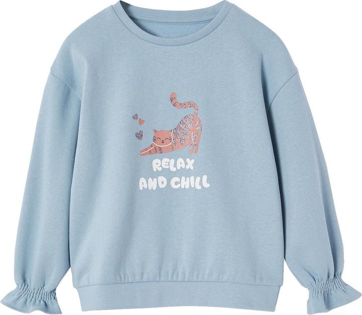 Vertbaudet Mädchen Sweatshirt mit Tierprint (104)