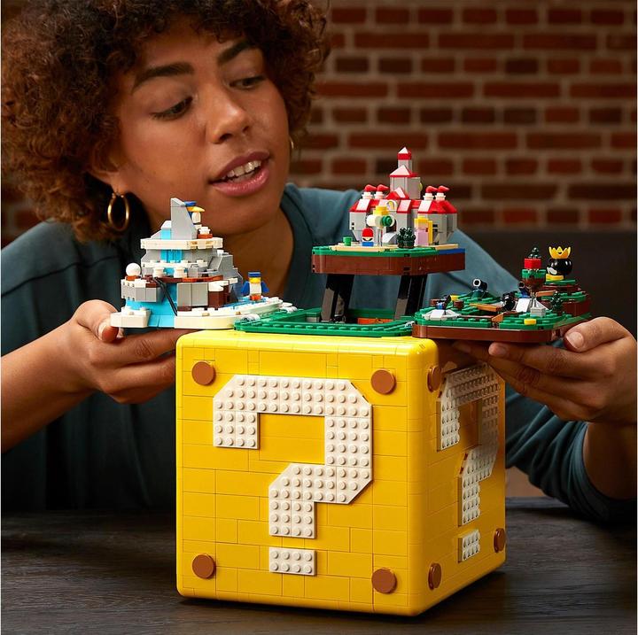 Produktbild LEGO Fragezeichen-Block aus Super Mario 64 (71395, LEGO Seltene Sets, LEGO Super Mario)
