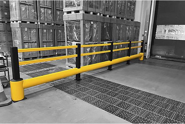 Actual product image Boplan Crash protection railing FLEX IMPACT