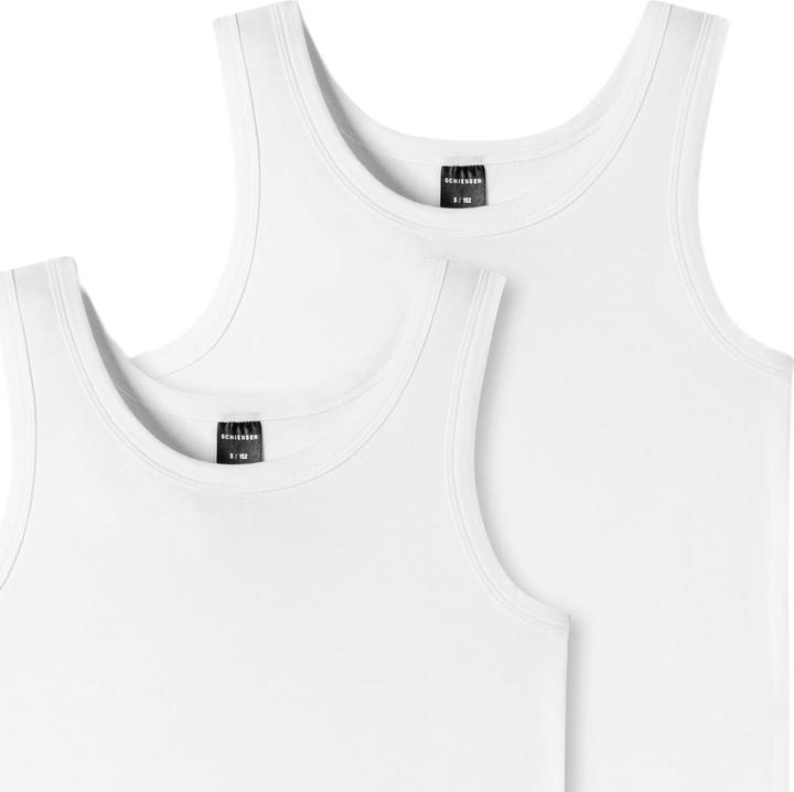 Produktbild Schiesser 4er Pack Teens Boys - 95/5 Organic Cotton Unterhemd (164)