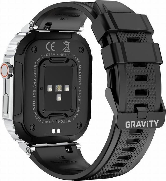 Gravity SMARTWATCH MĘSKI GT6-5 - WYKONYWANIE POŁĄCZEŃ, MONITOR SNU (sg020e)