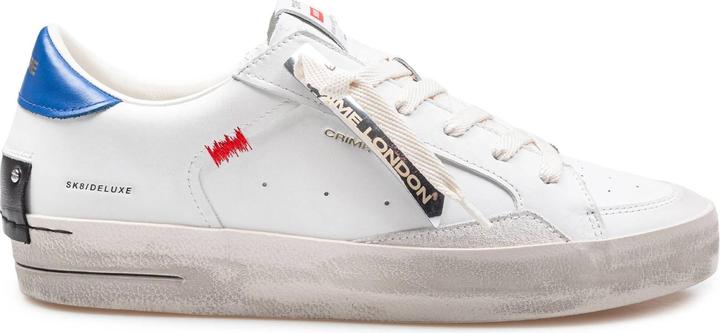 Image du produit Crime London Crime white and bluette leather sneakers (43)