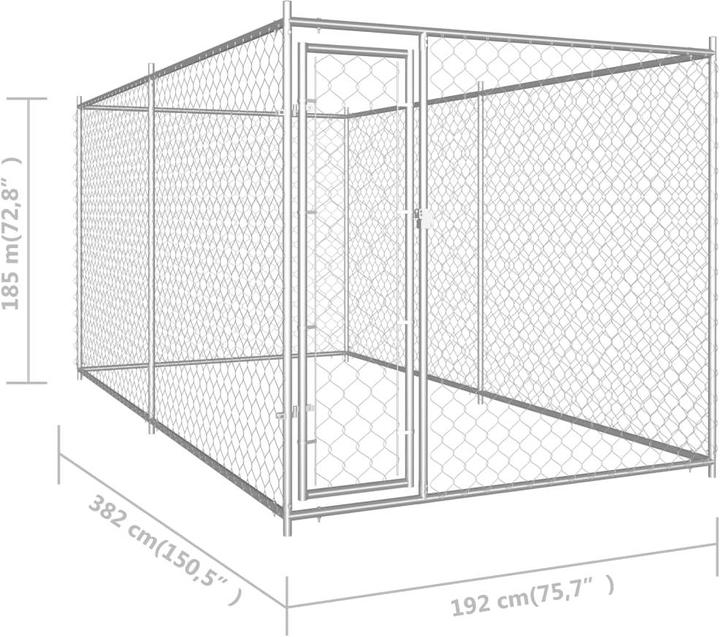 Image du produit VidaXL Donnie (Chenil pour chiens)