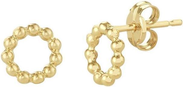 Marie Celeste Ohrknöpfe runde Bälle - Gold (14K Gelbgold)