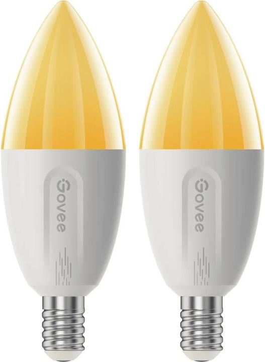 Produktbild Govee Smart Light Bulb E14, RGBWW, CRI groesser als (E14, 5 W, 450 lm, 1 x, F)