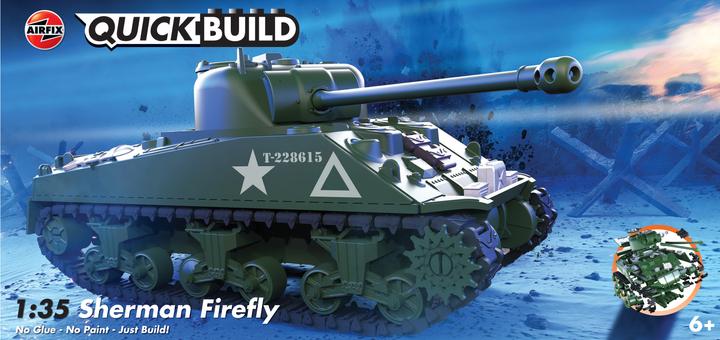 Actual product image Airfix QUICKBUILD Sherman Firefly
