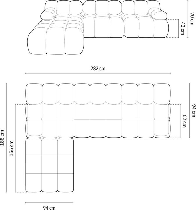 Produktbild Micadoni Bellis (2-Sitzer, 3-Sitzer, 4-Sitzer)
