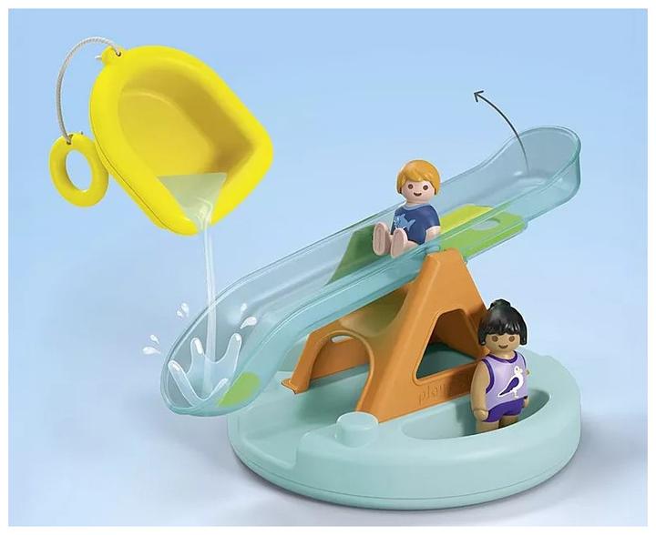 Image du produit Playmobil Badeinsel mit Wasserrutsche (71687, Playmobil Junior)
