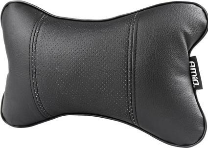 Amio Car Headrest Sleeping Pillow Soft Neck Support Adjustable PVC Leather (Kopf- & Nackenkissen)