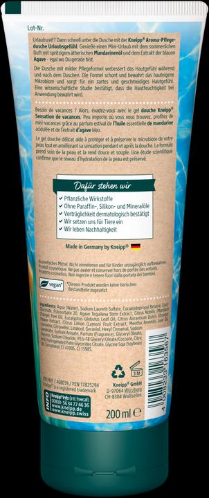 Actual product image Kneipp Aroma care shower vacation feeling (200 ml)
