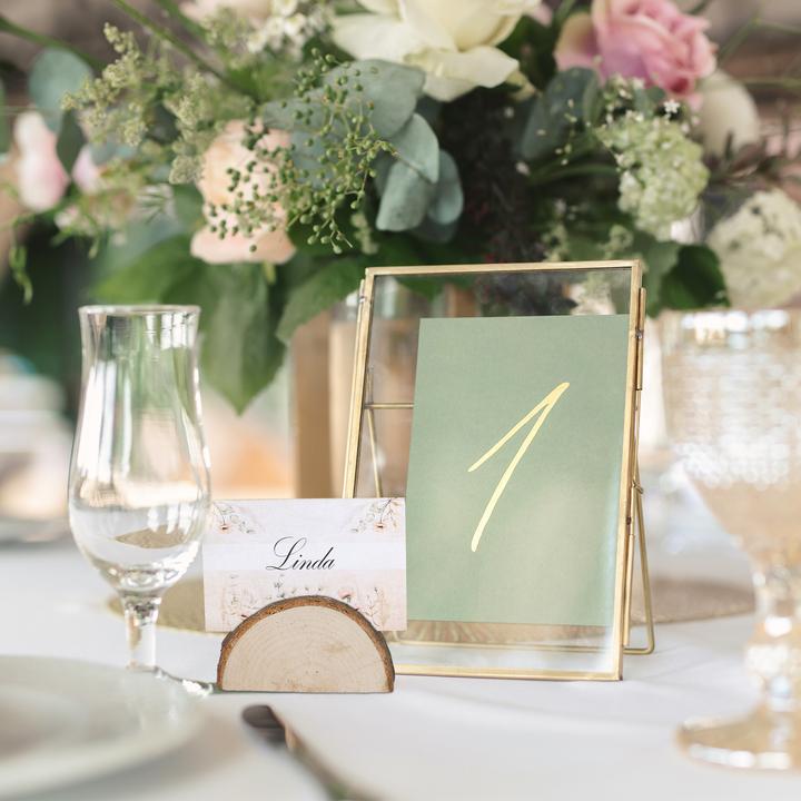 Image du produit Relaxdays 48x porte-numeros-de-table-mariage