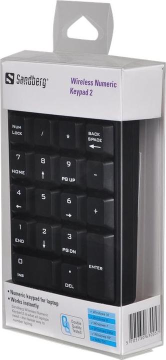Actual product image Sandberg Numeric Keypad 2 (Numeric keypad, Wireless)