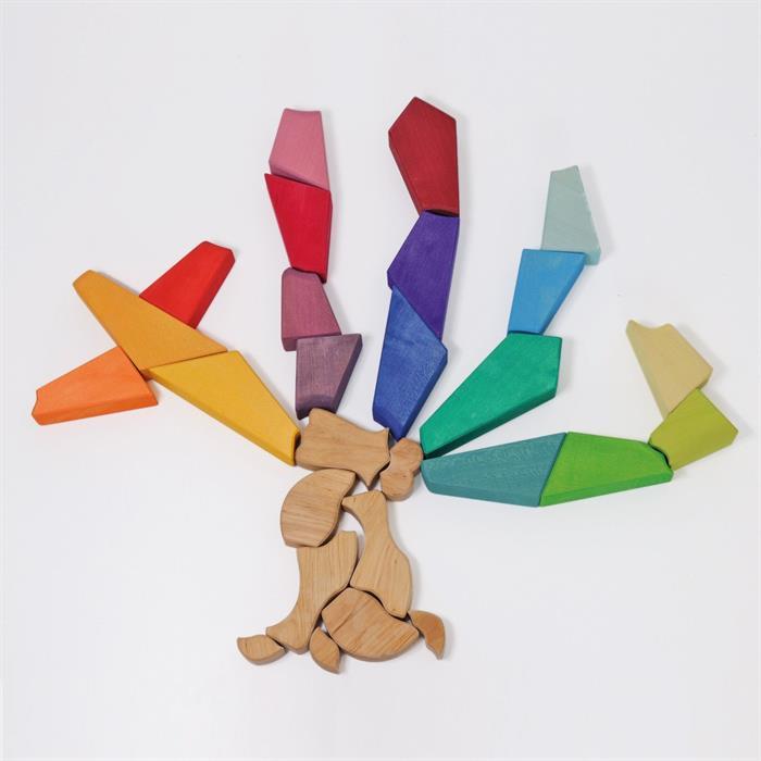 Image du produit Grimm's Jeu de construction lion arc-en-ciel