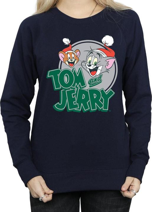 Actual product image Tom & Jerry Womens/Ladies Christmas Greetings Sweatshirt (S)