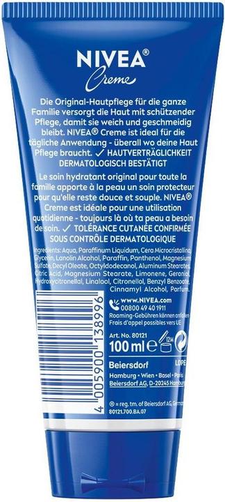 Produktbild NIVEA Creme Tube (Körpercreme, 100 ml)