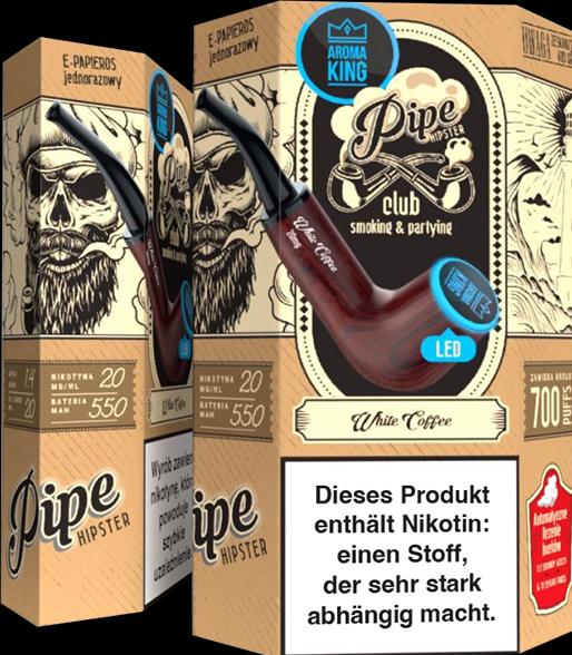 Produktbild Aroma King Pipe White Coffee (Intensives Aroma nach Tabak, Vanille und Rahm)