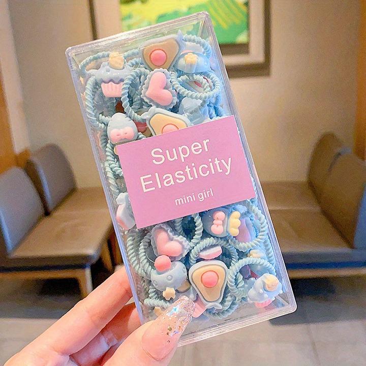 Activity Board 30pcs Adorable elastische Haargummis, Haarbänder für Mädchen, Stil Haargummisx