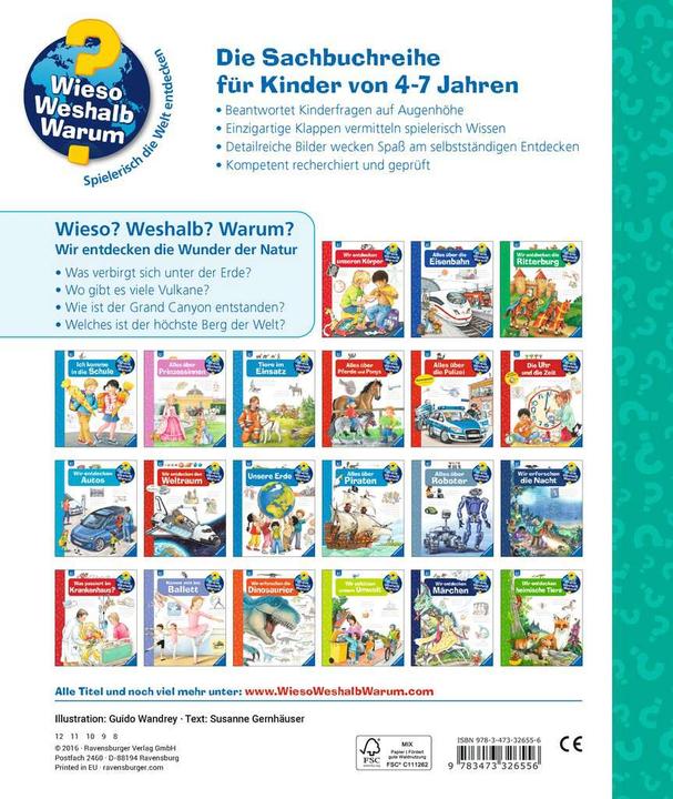 Immagine prodotto Ravensburger Wir entdecken die Wunder der Natur (Tedesco, Susanne Gernhäuser, Guido Wandrey, 2016)