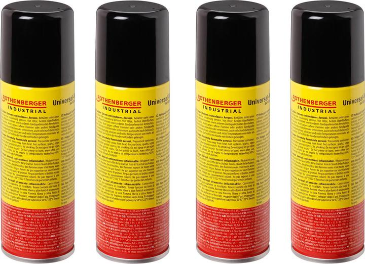 Rothenberger Gas per accendini incl. 5 x adattatore 100 ml di gas di ricarica universale