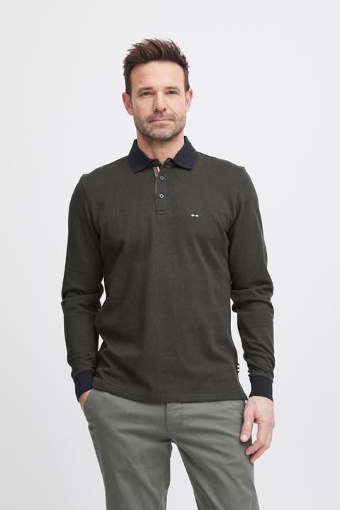 Actual product image FQ1924 FQPETER two tone polo pique LS 21900726 (3XL)