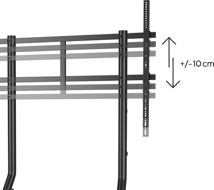 Image du produit Hama Trolley", support de télévision avec roulettes, 254 cm (100 (100", 80 kg)