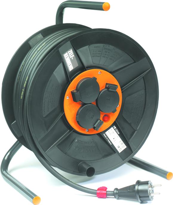 Productafbeelding Qwatt Pro QwattPro 1111121 Blackmaster BM300 Kabeltrommel 25mtr 3x2.50 (25 m, 2.50 mm²)