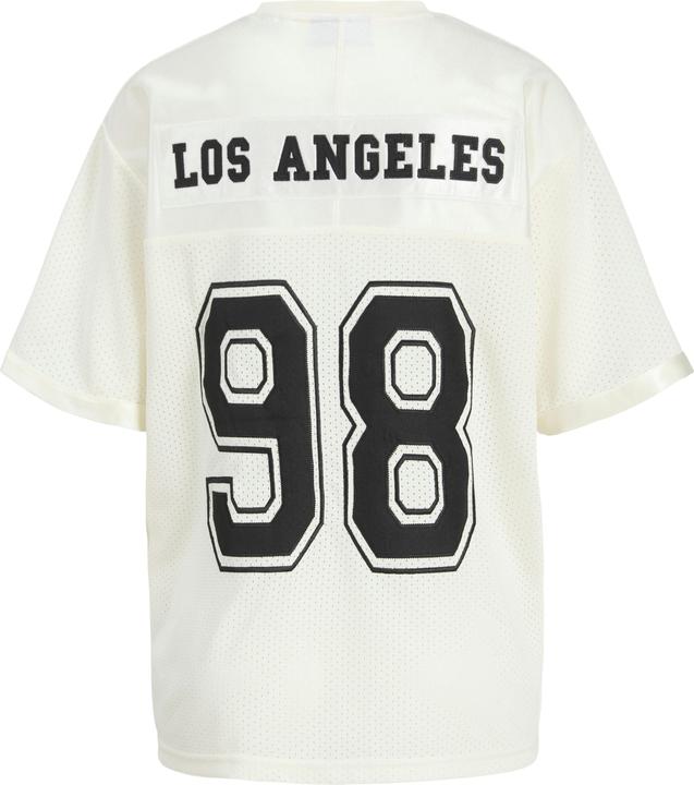 Produktbild JJXX Jxzola Mesh Print Ss V Neck Tee Jrs Ln (L)