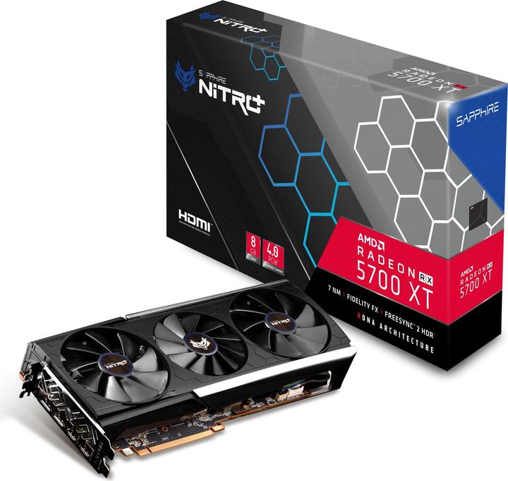 Actual product image Sapphire ARGB fan for Nitro+ (95 mm, 1 x)