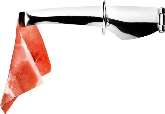 Image du produit Ibili Pince à jambon Acier inoxydable 12 cm Outil idéal pour servir le jambon (Fourchette de service)