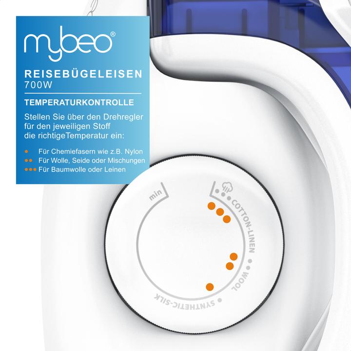 Actual product image Mybeo Travel iron (700 W)