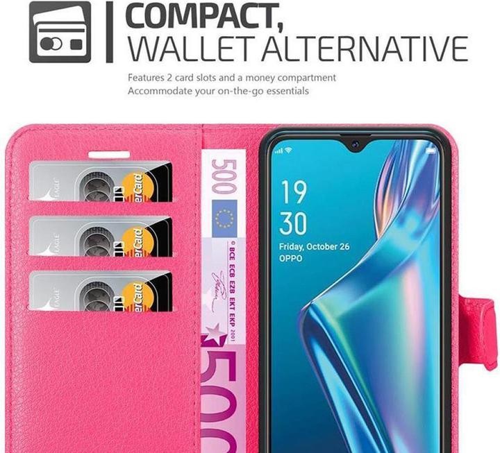Produktbild Cadorabo Book mit Standfunktion Cover (Oppo A12)