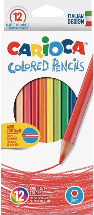 Immagine prodotto Carioca Pastello esagonale (Multicolore, 12 x)