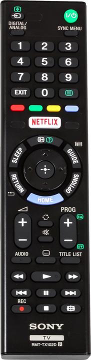 Sony Rmt-Tx102d (Device-specific remote control, Infrared)