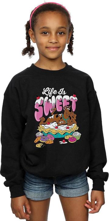 Actual product image Scooby Doo Life Is Sweet sweatshirt girls (140, 146)