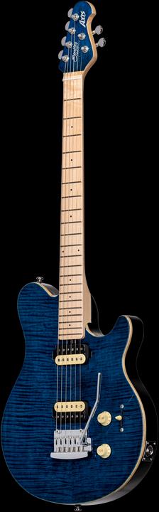 Immagine prodotto Chitarra elettrica, S.U.B., Axis AX3, Top impiallacciato in acero fiammato, Neptune (Chitarra elettrica, Acero, mogano, Cromo pressofuso)