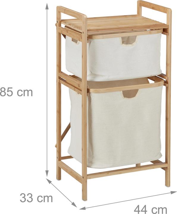 Image du produit Relaxdays Panier à linge (123 l)