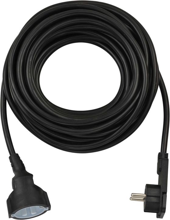 Immagine prodotto Brennenstuhl Prolunga corta con spina piatta angolare 10m H05VVV-F3G1.5 nero (10 m, A 2 poli)