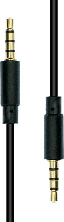 Produktbild ProXtend Mini-Jack 4-Pin Slim Cable M-M Black 2M (2 m)