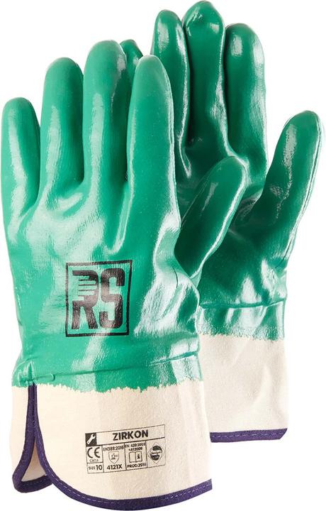 Produktbild RS Handschuhe ZIRKON, schwere Nitrilausfhrung, Gre 10, grn (10)
