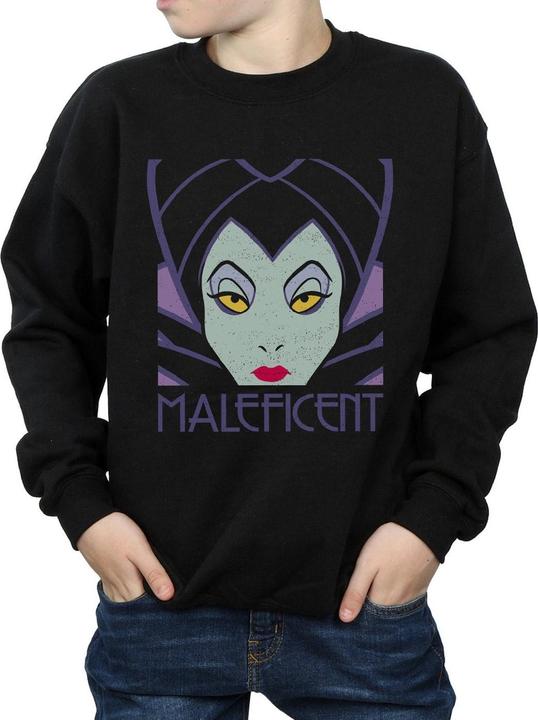 Immagine prodotto Disney Maleficent Cropped Head Felpa Ragazzi (128)