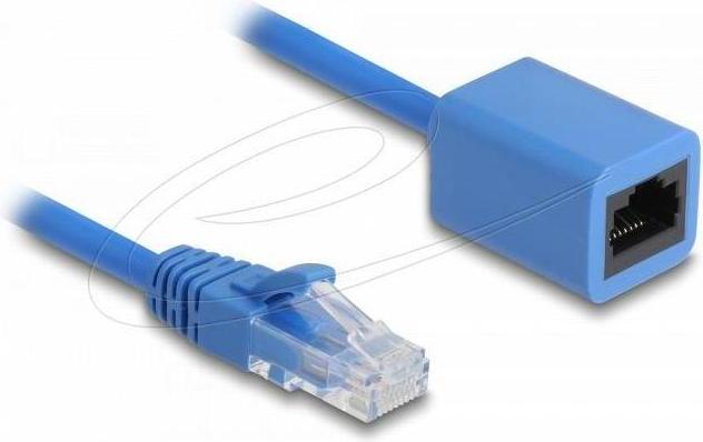Image du produit Delock RJ45 Spiralkabel Stecker zu Buchse Cat.6 UTP 0,45 m b (U/UTP, CAT6, 0.75 m)