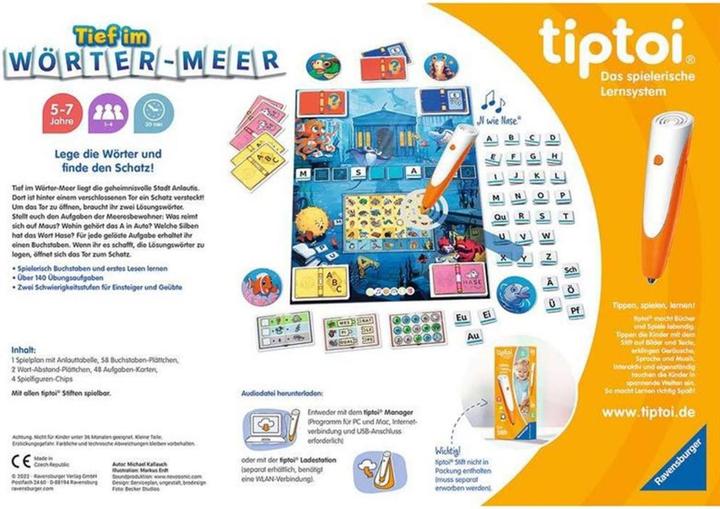 Actual product image tiptoi Deep in the sea of words D (German)