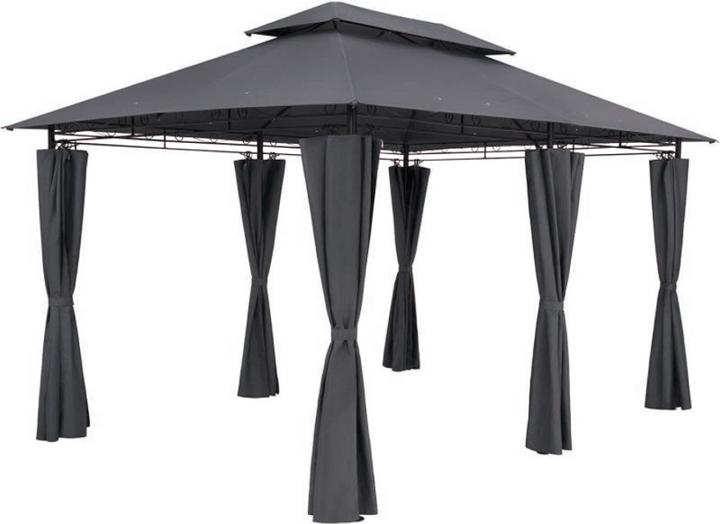 Garden Pleasure Pavillon Moldau rechteckig, anthrazit (400 cm, 300 cm)