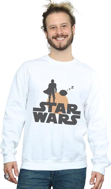 Image du produit Star Wars - Sweat THE MANDALORIAN MANDO AND THE CHILD SILHOUETTE - Homme (M)