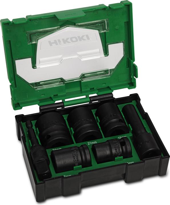 Image du produit Hitachi Coffret de 7 douilles ( 40030025 )