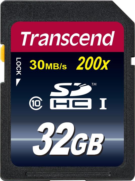 Transcend SDHC 200x (32 GB, SDHC, U1, UHS-I)