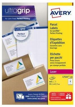 Immagine prodotto Avery Dennison Etichette Zweckform ultragrip L7166, 99,1x93,1 mm, bianco, conf. 600 pz.