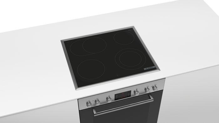 Image du produit Bosch Hausgeräte Set four encastrable, HEA513BR3 + NKN645GA2E, Cuisinière encastrable, Table de cuisson électrique