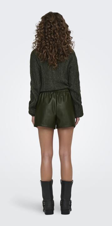 Produktbild JdY JDYALAIA Mittlere Taille Normal geschnitten Kunstledershorts Kunstledershorts (M)